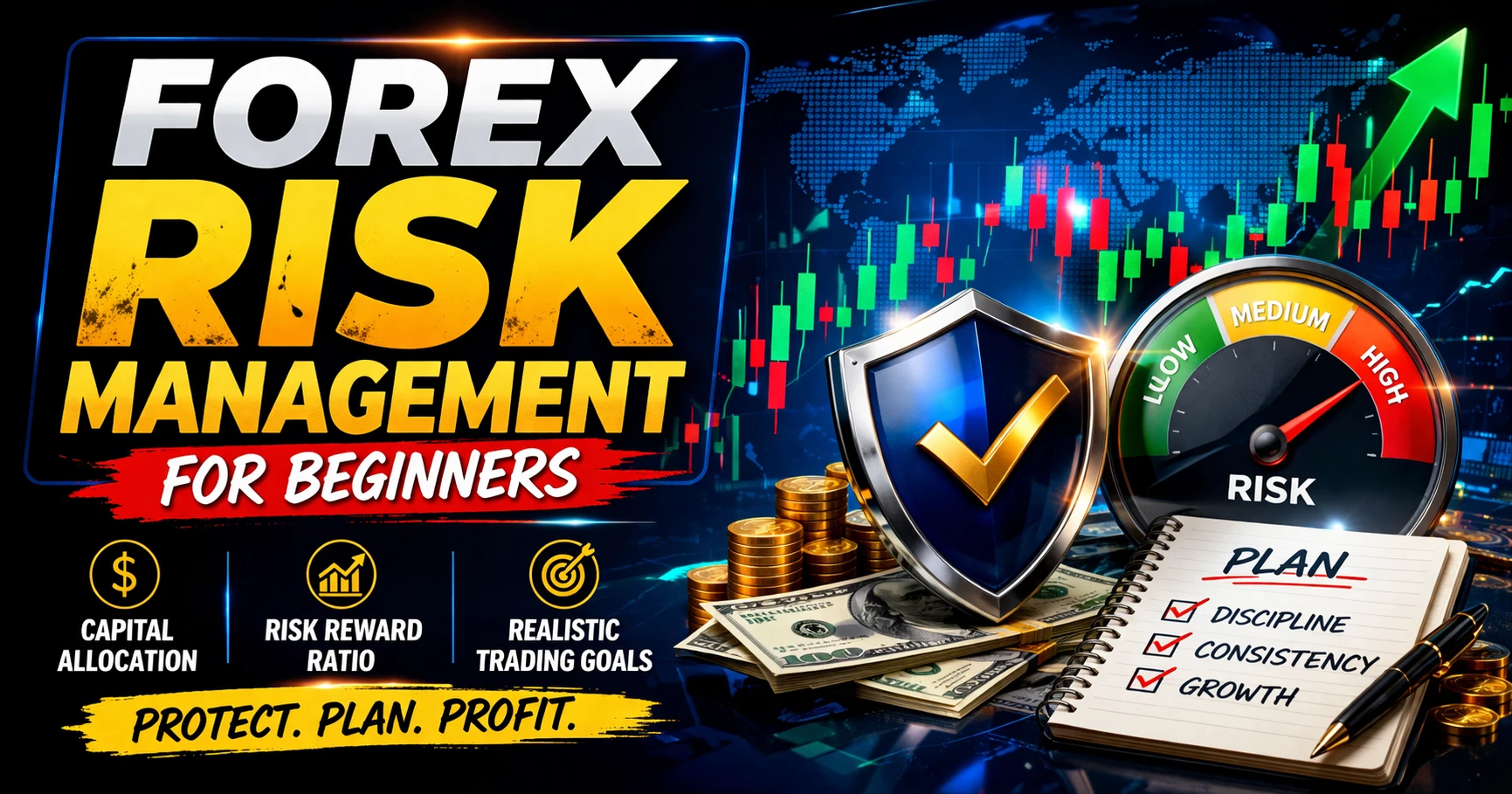 Forex Risk Management for Beginners: Capital Allocation, Risk Reward Ratio, and Realistic Trading Goals