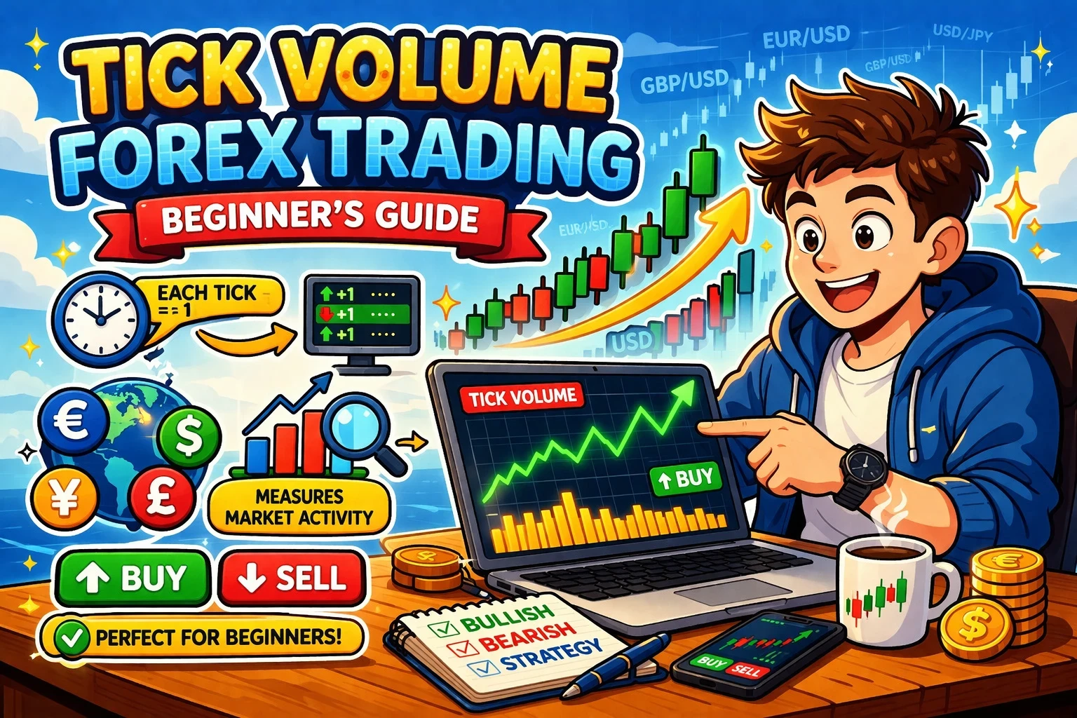 Chapter 13: Understanding Volume in Forex Trading: A Beginner Guide to Tick Volume and Market Activity